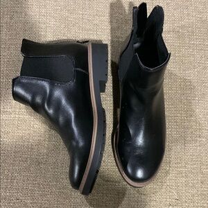 Esprit Black Leather Men's Boots